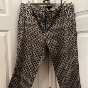 Black and Gold Ann Taylor Holiday Pants